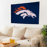 Denver Broncos Single Sided Flag with 2 Grommets, 3'x5'