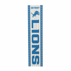Detroit Lions 47" Double Sided Leaner, Christmas