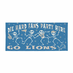 Detroit Lions Flocked Coir Halloween Sassafras Switch Mat, 22"x10"