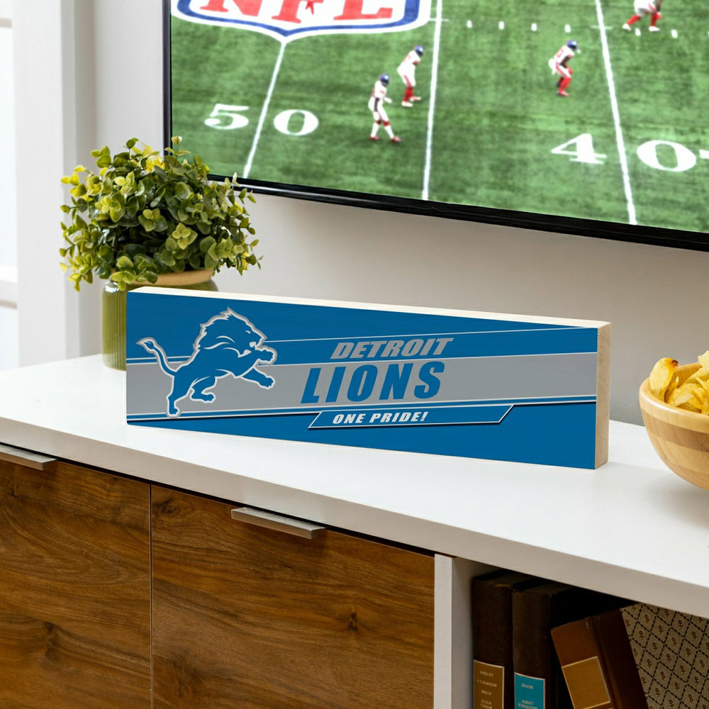Detroit Lions Mantle Sign, Down Home Fans, 5x18