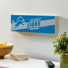 Detroit Lions Mantle Sign, Down Home Fans, 5x18