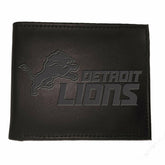 Leather Detroit Lions Bi-fold Wallet