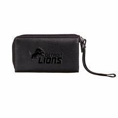 Wristlet Wallet, Black, Detroit Lions