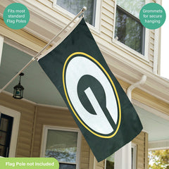 Green Bay Packers Single Sided Estate Flag with 2 Grommets, 3'x5'