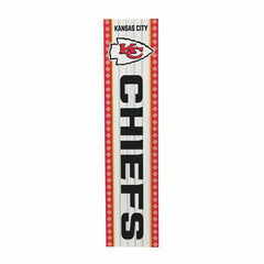 47" Double Sided Leaner, Kansas City Chiefs, Christmas