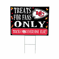 Kansas City Chiefs Yard Sign, Halloween Treats for Fans