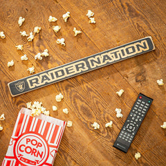 Las Vegas Raiders Engraved Wood Sign, 1.5" x 18"