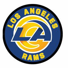 LED Wall Decor, Round, Los Angeles Rams