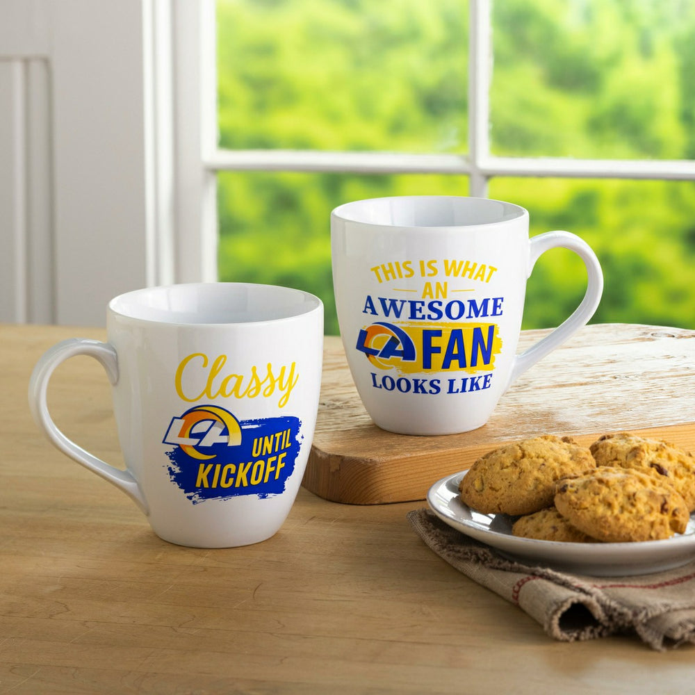Los Angeles Rams, Ceramic Cup O'Java 17oz Gift Set