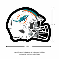 LED Wall Decor, Helmet, Miami Dolphins