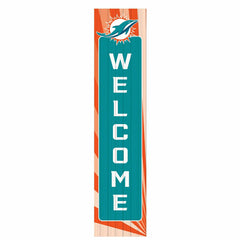 Miami Dolphins Summer Seasonal Single Sided Large Leaner, 46"