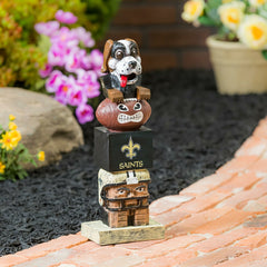 New Orleans Saints Tiki Team Totem Garden Statue