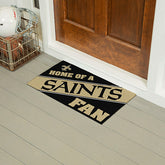 New Orleans Saints, PVC Mat COLOR, Home of a Fan