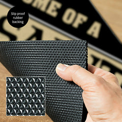 New Orleans Saints, PVC Mat COLOR, Home of a Fan