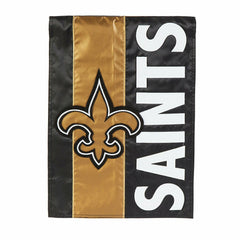 Double-Sided Embellished NFL Team Pride Applique House Flag, New Orlea