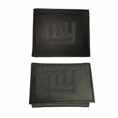 New York Giants, Bi-Fold and Tri-Fold Wallet Gift Set, Black