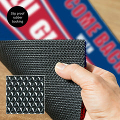 28" x 16" PVC Trapper Mat, Come Back with Tickets, New York Giants