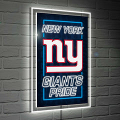New York Giants NFL Football Rectangle Neolite LED Decor