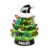 4" Mini LED Tabletop Christmas Tree, Set of 2, Philadelphia Eagles