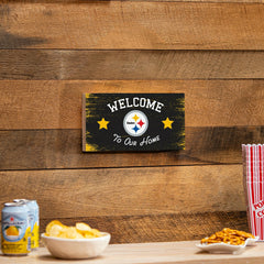 Pittsburgh Steelers Wood Wall Sign, 6x11