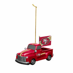 San Francisco 49ers Mini Tabletop Rally Truck, Set of 2