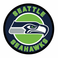 LED Wall Decor, Round, Seattle Seahawks