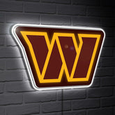 Washington Commanders LED Wall Decor, Glazelite, Logo