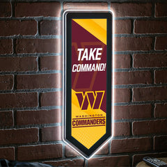 LED Wall Decor, Pennant, Washington Commanders