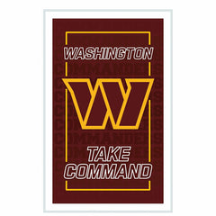 Washington Commanders NFL Football Rectangle Neolite LED Decor