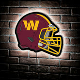 LED Wall Decor, Helmet, Washington Commanders
