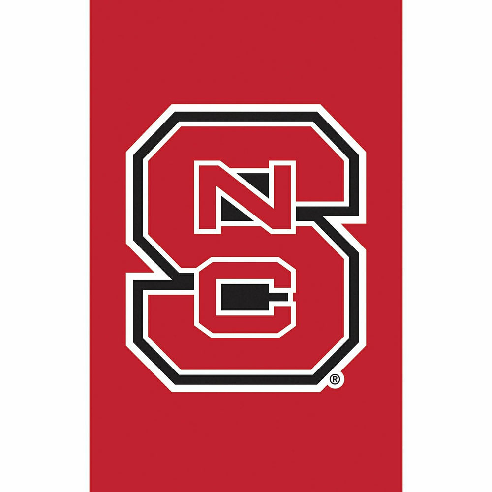 North Carolina State University Applique House Flag