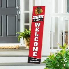 Chicago Blackhawks Large Single Sided Leaner, 46"