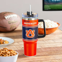 40oz Stainless Steel Canyon Cup w/ Straw, Auburn University