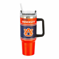 40oz Stainless Steel Canyon Cup w/ Straw, Auburn University