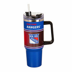 40oz Stainless Steel Canyon Cup w/ Straw, New York Rangers