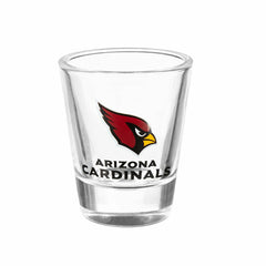 Arizona Cardinals 4-Piece Ceramic and Glass 2oz. Shot Glass Set