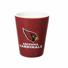 Arizona Cardinals 4-Piece Ceramic and Glass 2oz. Shot Glass Set