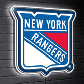 New York Rangers LED Wall Decor, Glazelite, Logo