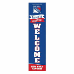 New York Rangers Large Single Sided Leaner, 46"
