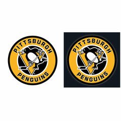 LED Wall Decor, Round, Pittsburgh Penguins