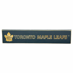 Toronto Maple Leafs Engraved Wood Sign, 3.5" x 18"