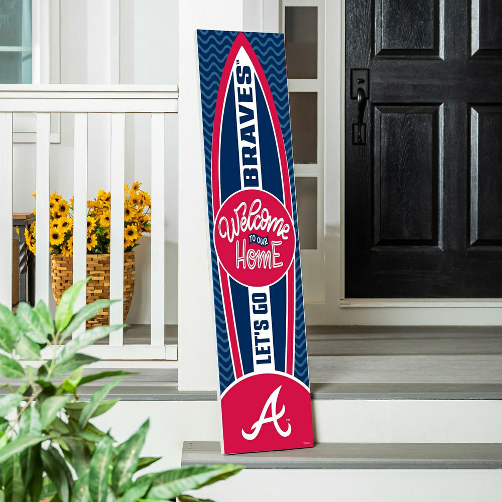 Atlanta Braves Summer Seasonal Surfboard ECM Exclusive 47" Single Side