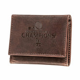 Los Angeles Dodgers Tri-Fold Wallet, Brown, World Series Champions 202