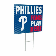 Philadelphia Phillies Coroplast Yard Sign "Fans Play Here"