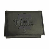 Philadelphia Phillies Tri-Fold Wallet Black