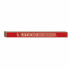 St Louis Cardinals Engraved Wood Sign, 1.5" x 18"