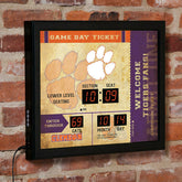 Scoreboard Wall Clock, Clemson