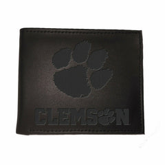 Clemson University, Bi-Fold Wallet, Black