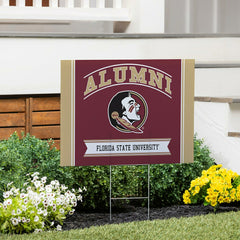 Florida State University Coroplast Yard Sign Alumni