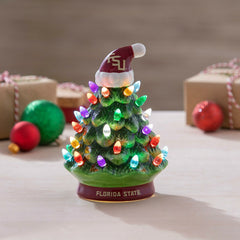 8" LED Ceramic Christmas Tree, Florida State University